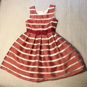Red & white poofy dress!